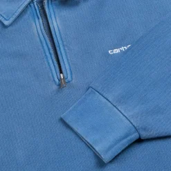 Crewnecks*Carhartt WIP Pique Script Sweat Wolfsbane / White
