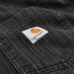 Hemden*Carhartt WIP Rylan Shirt Jacket 'Hampton' Denim Rylan Stripe / Black