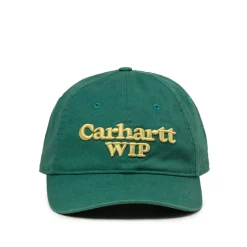 Caps & Bucket Hats*Carhartt WIP Script Cap Rainforest / Air Yellow