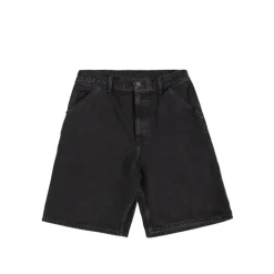 Shorts*Carhartt WIP Single Knee Short Black Stone Washed