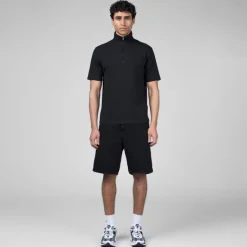 Shorts*Carhartt WIP Single Knee Short Black Stone Washed