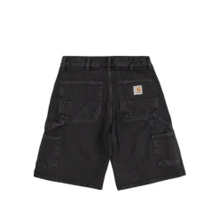 Shorts*Carhartt WIP Single Knee Short Black Stone Washed