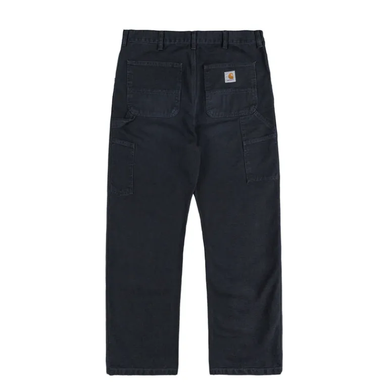 Hosen*Carhartt WIP Single Knee Pant Black Stone Canvas