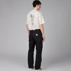 Hosen*Carhartt WIP Single Knee Pant Black Rinsed