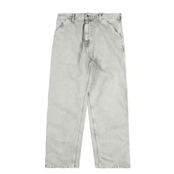 Hosen*Carhartt WIP Single Knee Pant Black chalk wash