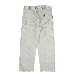 Hosen*Carhartt WIP Single Knee Pant Black chalk wash