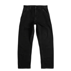 Hosen*Carhartt WIP Single Knee Pant Stone Washed Black