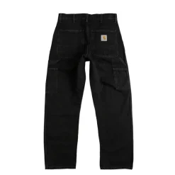 Hosen*Carhartt WIP Single Knee Pant Stone Washed Black