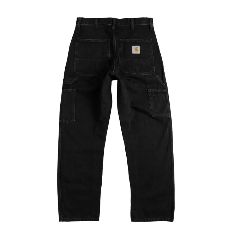 Hosen*Carhartt WIP Single Knee Pant Stone Washed Black