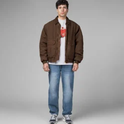 Jacken*Carhartt WIP Stanton Jacket Chocolate / Chocolate Stone Dyed