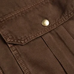 Jacken*Carhartt WIP Stanton Jacket Chocolate / Chocolate Stone Dyed