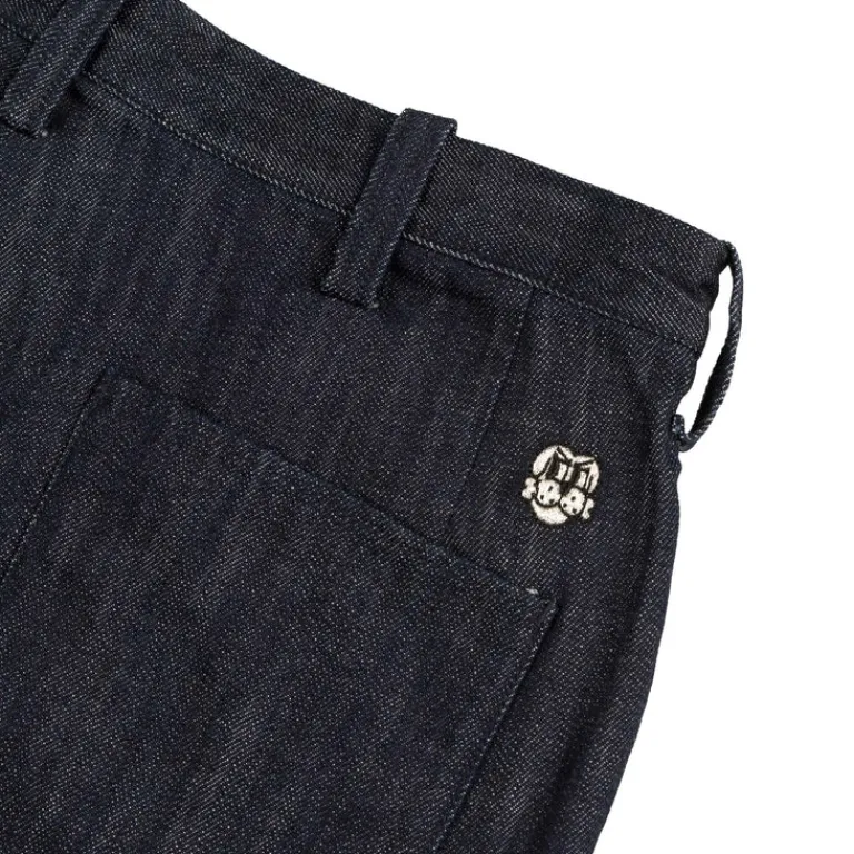 Hosen*CHITO International 4 Pocket Double Knee Denim Indigo