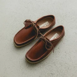 Leder Sneaker*Clarks Originals Godney Lace Brown