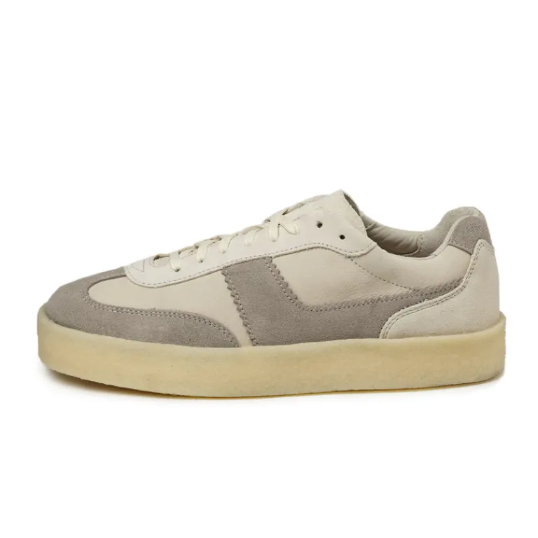 Leder Sneaker|Terrace Casual Sneaker*Clarks Originals Tor 80. Off White Combi