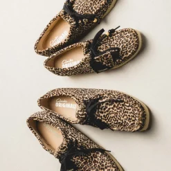 Leder Sneaker*Clarks Originals Wallabee W Leopard