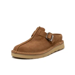 Leder Sneaker*Clarks Solsbury Mule Cola Suede