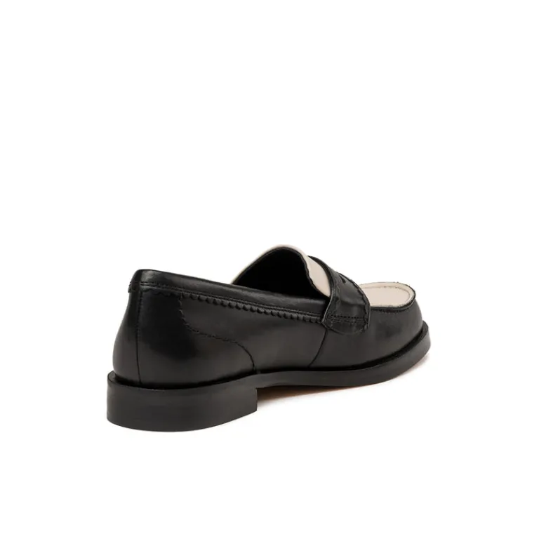 Leder Sneaker|Loafer*Clarks Straven Edge Black Combi Leather