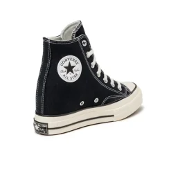 Leder Sneaker|High-Top Sneaker*Converse Chuck Taylor All Star '70 Wedge Hi Black / Egret / White