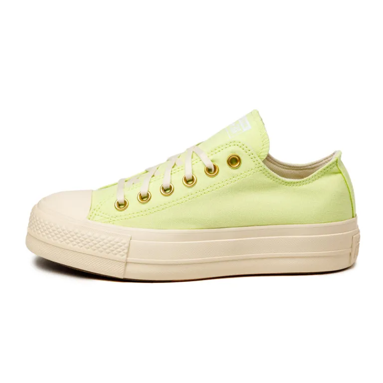 Vegane Sneaker|Plateau Sneaker*Converse Chuck Taylor All Star Lift Ox Citron This / Natural Ivory