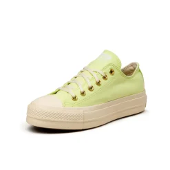 Vegane Sneaker|Plateau Sneaker*Converse Chuck Taylor All Star Lift Ox Citron This / Natural Ivory