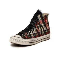 Leder Sneaker|High-Top Sneaker*Converse Chuck Taylor All Star '70 Hi Black Tartan Zebra