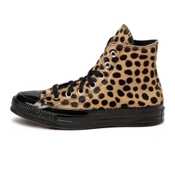High-Top Sneaker*Converse Chuck Taylor All Star '70 Hi *Ponyhair* Gold / Black / White