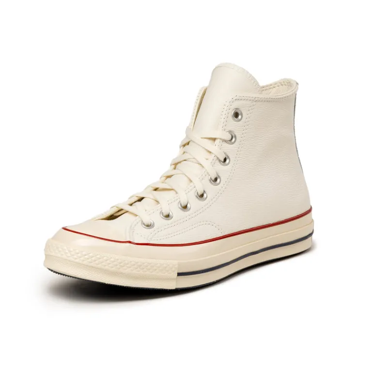 Leder Sneaker|High-Top Sneaker*Converse Chuck Taylor All Star '70 Hi Egret / Natural Ivory / Blue