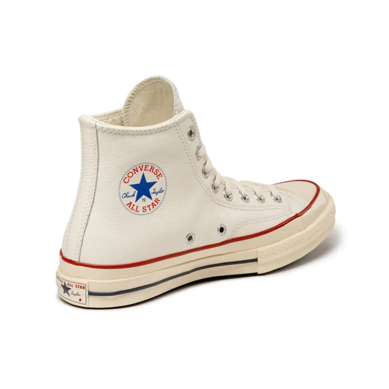 Leder Sneaker|High-Top Sneaker*Converse Chuck Taylor All Star '70 Hi Egret / Natural Ivory / Blue