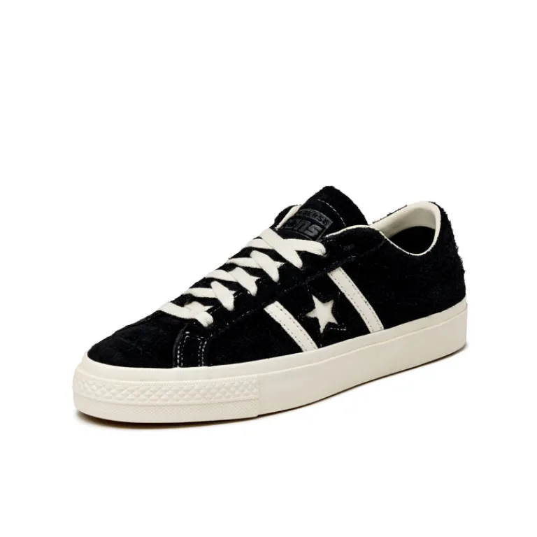 Leder Sneaker*Converse One Star Academy Pro *Suede* Black / Egret