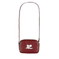 Taschen*Courreges Reedition Leather Camera Bag Dark Red