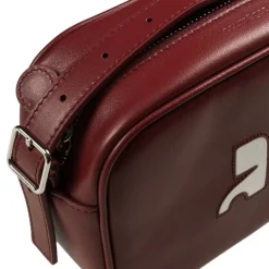 Taschen*Courreges Reedition Leather Camera Bag Dark Red