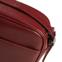 Taschen*Courreges Reedition Leather Camera Bag Dark Red