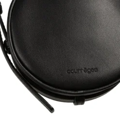 Taschen*Courreges Reedition Leather Circle Bag Black