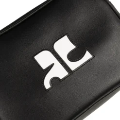 Taschen*Courreges Reedition Leather Camera Bag Black