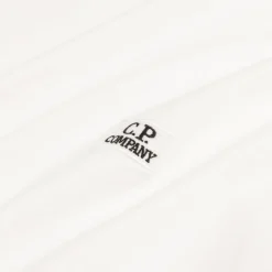T-Shirts*C.P. Company 30/1 Jersey Central Logo T-Shirt Gauze White