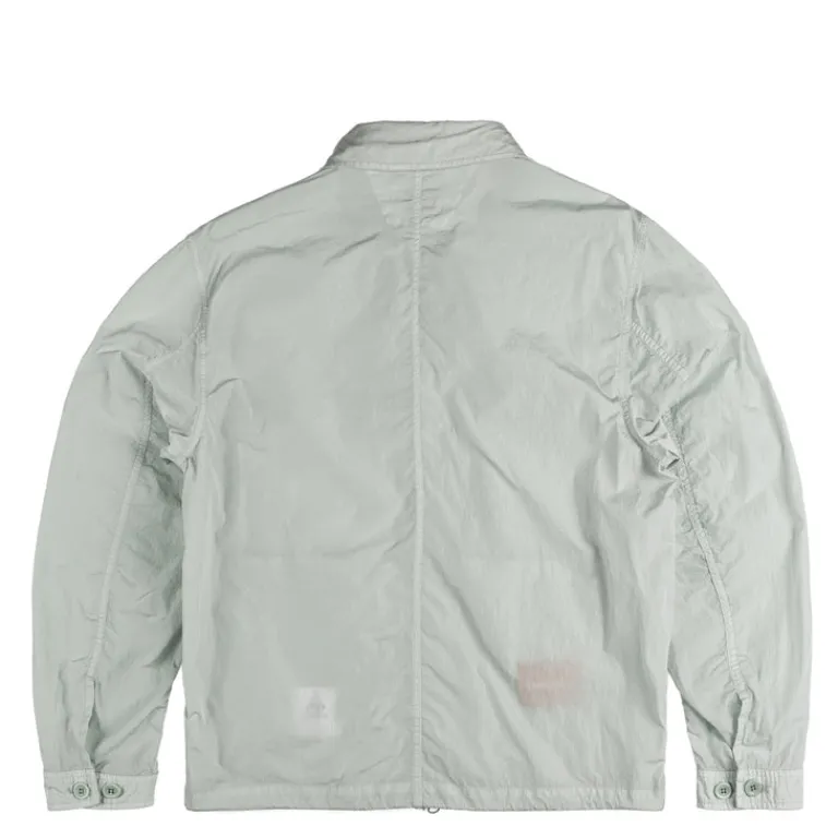 Jacken*C.P. Company Chrome-R Full Zip Logo Overshirt Blue Fox