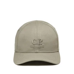 Caps & Bucket Hats*C.P. Company Gabardine Logo Cap Vintage Khaki
