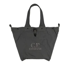 Taschen*C.P. Company Logo Bag Smoked Pearl