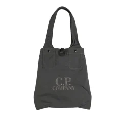 Taschen*C.P. Company Logo Bag Smoked Pearl