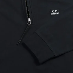 T-Shirts*C.P. Company Stretch Piquet Polo Long Sleeve Total Eclipse