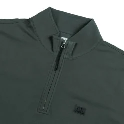 T-Shirts*C.P. Company Stretch Piquet Polo Long Sleeve Dark Shadow