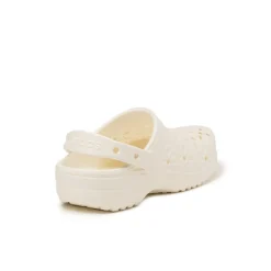 Vegane Sneaker|Mules & Slides*Crocs Classic Clog *Floral Cutout* Chalk