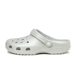 Vegane Sneaker|Mules & Slides*Crocs Classic Glitter Clog Silver Glitter