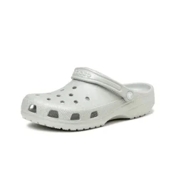 Vegane Sneaker|Mules & Slides*Crocs Classic Glitter Clog Silver Glitter