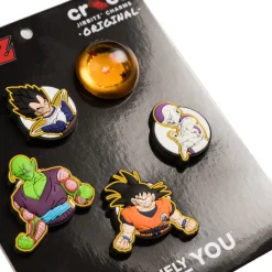Stuff*Crocs Dragon Ball Z Jibbitz 5-Pack Multicolor