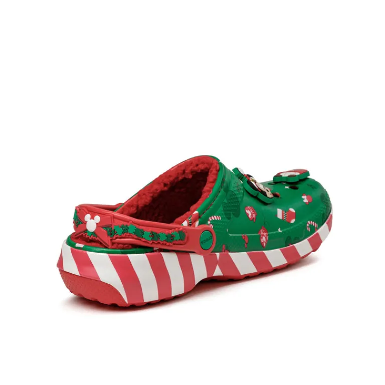 Vegane Sneaker|Mules & Slides*Crocs x Disney *Mickey Mouse* Xmas Lined Classic Clog Multi