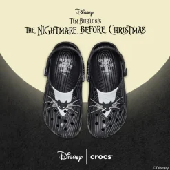 Vegane Sneaker|Mules & Slides*Crocs x Nightmare Before Christmas Classic Clog Black / Multi