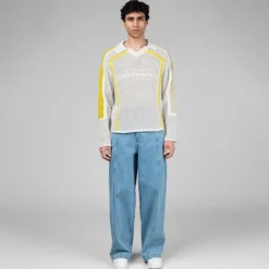Knitwear*Daily Paper Football Knit Sweater White