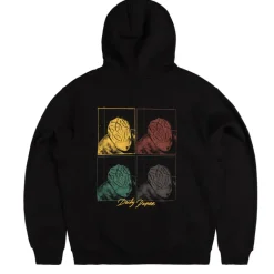 Hoodies*Daily Paper Frame Hoodie Black