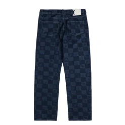 Hosen*Daily Paper Kibo Check Jacquard Jeans Blue